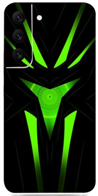 SkinoMania Samsung Galaxy S22 5g Mobile Skin(Multicolor Black Green Abstract)