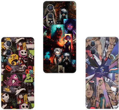 SKINADDA VIVO T3 ULTRA 5G COMBO(PACK OF 3)Camera&Back Protector Premium Vinyl Mobile Skin(Multicolor)