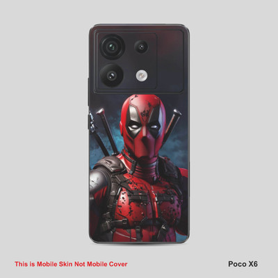 VYBE The Smart Choice Poco X6 Super Hero Mobile Skin(Multy colorZ09)