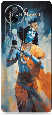 SkinoMania vivo V40 5G Ultra Premium Vinyl Mobile Skin (Multicolor) Mobile Skin(jai shree krishna)