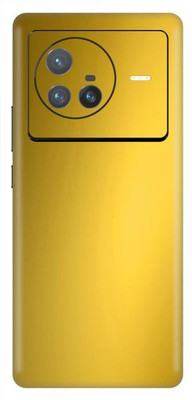 Vcare GadGets X80 5G Metallic Gold Shining Back Side Premium Mobile Skin(Metallic Gold Shining)
