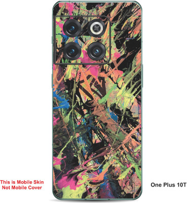 VYBE The Smart Choice One Plus 10T Art Embossed Mobile Skin(Donkey Brown A10)