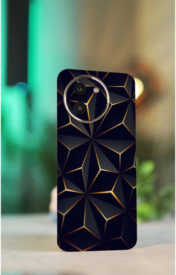 BUGGU Vivo T3x 5G Mobile Skin(Ultra Super Thunderstorm Black Abstract Skin With High Mattte Finish.......)