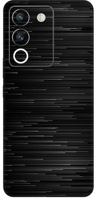 Vcare GadGets Cool Black Vivo Y200 5G Mobile Skin(Multicolor)