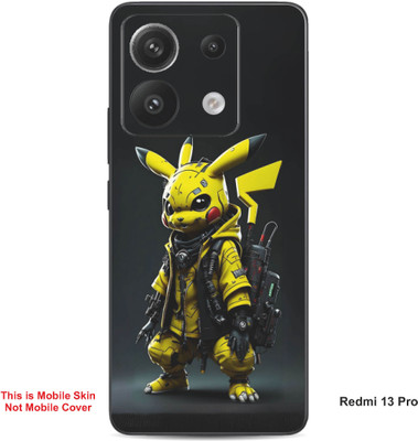 VYBE The Smart Choice Redmi 13 Pro Pikachu Embossed Mobile Skin(Bird Yellow A1)