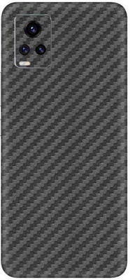 Vcare GadGets Vivo V20 Pro Mobile Skin(Fiber Carbon Gun Metal)