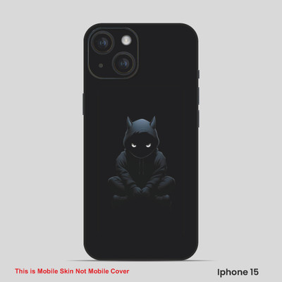 VYBE The Smart Choice iPhone 15 Horror Mobile Skin(Carbon Grey, Black 8)