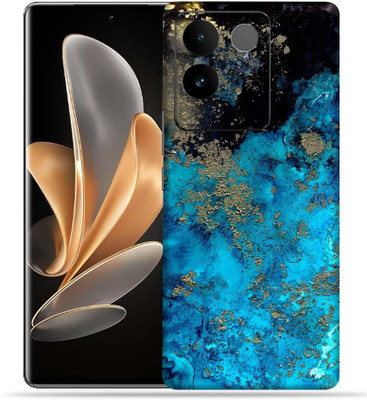 OggyBaba Vivo Iqoo Z7 Pro 5g, Blue Aqua, OggyBaba Mobile Skin(Multicolor Mobile Skin With camera protector (Back + Camera + Side))