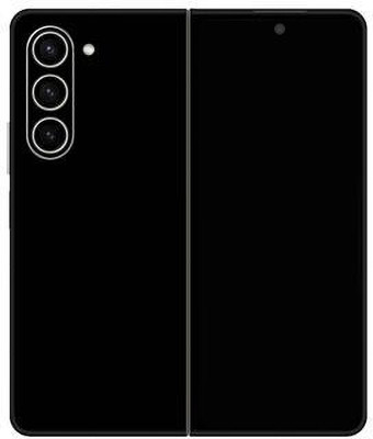 Vcare GadGets Samsung Galaxy Z Fold 5 5G Mobile Skin(Black)