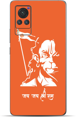 VYBE Vivo X60 Pro Hanuman Mobile Skin Mobile Skin(Giants Orange 38)