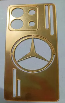 GPTECK Redmi note 13 Pro 5G GOLD MIRROR BACK PANNEL Mobile Skin(Gold)