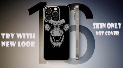 TJ CREATION Apple iPhone 16 Pro Mobile Skin(Black)