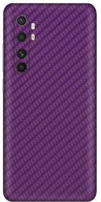 Vcare GadGets Mi Note 10 Lite Mobile Skin(Fiber Carbon Purple)