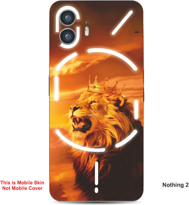 VYBE The Smart Choice Nothing 2 Lion Embossed Mobile Skin(Brownish Orange 6)