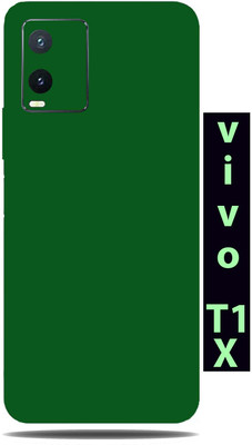 BugguSkin Vivo T1x Mobile Skin(Ultra Super Moss Green Matte Skin With High Matte Finish.)