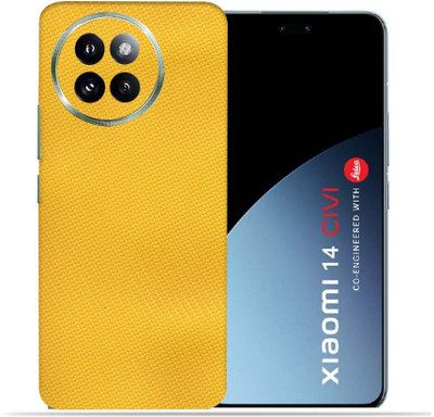 OggyBaba Xiaomi 14 Civi Mobile Skin(Yellow Matte)