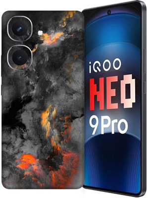 WeCre8 Skin's Vivo Iqoo Neo 9 Pro 5G Mobile Skin(Black clouds Multicolor Mobile Skin)
