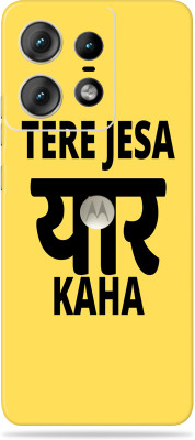 SkinoMania motorola edge 50 pro Premium Vinyl Mobile Skin (Multicolor) Mobile Skin(tera-yaar-jaisa-kha)