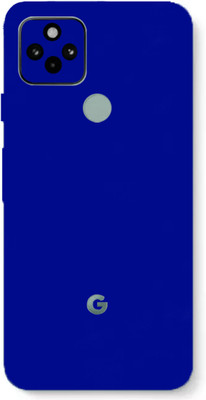 AsSkin Google Pixel 5 Mobile Skin(Ultra Super Blue Matte With High Matte Finish.)