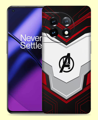 WeCre8 Skin's Oneplus 11 5G Mobile Skin(Avenger Logo Multicolor Mobile Skin)