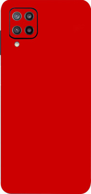 TJ CREATION Samsung Galaxy F12, SAMSUNG Galaxy F12 Mobile Skin(Ultra Super Red Matte Skin With High Matte Finish.)