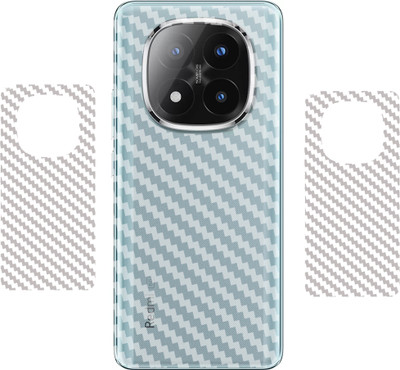 BERRIES XIAOMI REDMI NOTE 14 PRO PLUS 5G, || 3D CARBON FIBER ULTRA-THIN BACK LAMINATION || Mobile Skin(TRANSPARENT)