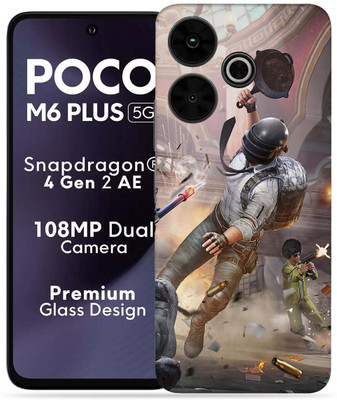 OggyBaba OggyBaba Poco M6 Plus 5g Mobile Skin(Pub-G-Pan-Fight)
