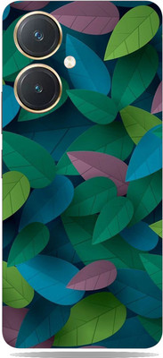 SkinoMania Vivo y27 Mobile Skin(Color-Leafs Multicolor Mobile Skin)