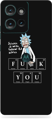 SkinoMania Motorola Edge 50 5G Mobile Skin(Rick and Morty)