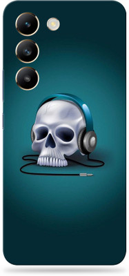 WeCre8 Skin's vivo t3 5g Ultra Premium Vinyl Mobile Skin (Multicolor) Mobile Skin(Skull Music)