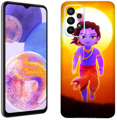 Skinex Samsung Galaxy A23 5G, Little Krishna Mobile Skin(Multicolor Mobile Skin With camera protector (Back + Camera + Side))