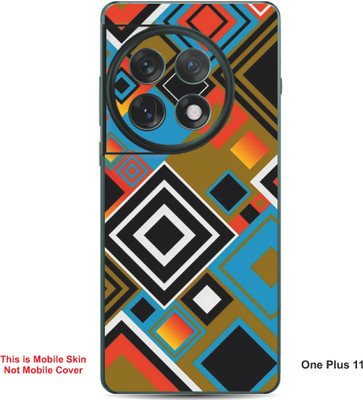 VYBE The Smart Choice One Plus 11 Pattern Embossed Mobile Skin(Sandy Taupe A11)