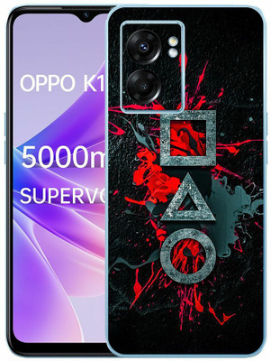 FCS OPPO K10 5G Printed Back skin Mobile Skin(Squid Game Skin)