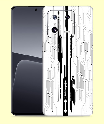 WeCre8 Skin's Xiaomi 13 Pro 5G Mobile Skin(White CyberPunk Multicolor Mobile Skin)