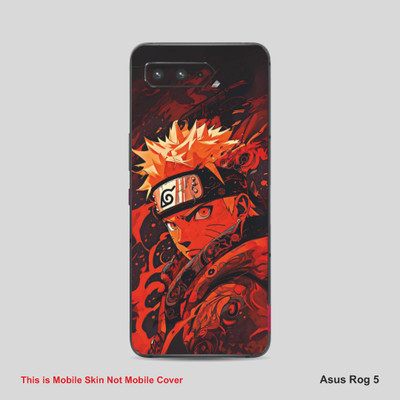 VYBE The Smart Choice Asus Rog 5 Naruto Mobile Skin Mobile Skin(Reddish Orange 3)