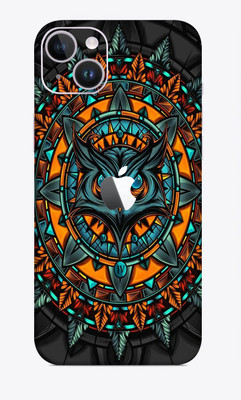 SkinoMania iphone 14 Mobile Skin(Multicolor Mighty Owl)