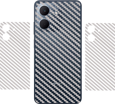 SHIVATRIX OPPO A5X, || 3D CARBON FIBER ULTRA THIN BACK LAMINATION || (PACK OF 2) Mobile Skin(Transparent)