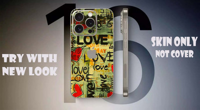 BUGGU Apple iPhone 16 Pro Mobile Skin(Multicolor)