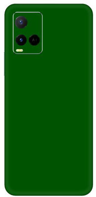 Vcare GadGets Y21 G Green Glossy Back Side Premium Mobile Skin(Green Glossy)