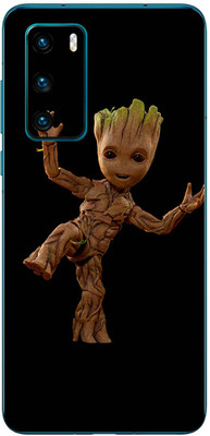 FCS Huawei P40 4G Printed Back skin Mobile Skin(Groot)