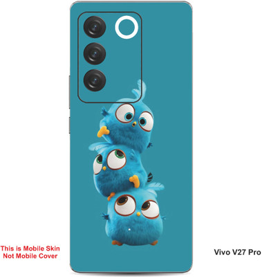 VYBE The Smart Choice Vivo V27 Pro Jay,Jake & Jim Embossed Mobile Skin(Sea Blue B5)