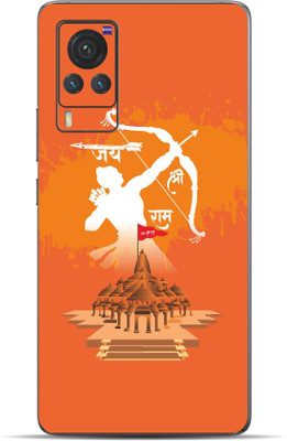 VYBE Vivo X60 Pro Shree Ram Mobile Skin Mobile Skin(Sandy Brown 38)