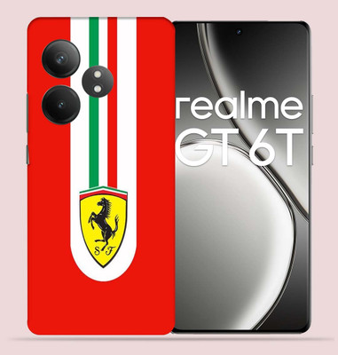OggyBaba Realme GT 6T 5g Mobile Skin(Red Ferrari)
