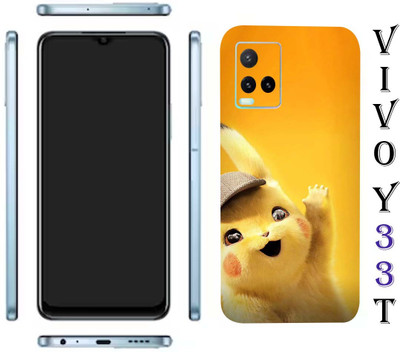 TJ CREATION Vivo Y33T Mobile Skin(Ultra Super Baby Pikachu Skin With High Matte Finish.)