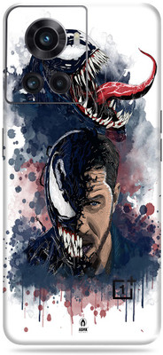 SkinoMania Oneplus 10R-5G Mobile Skin(Multicolor Venom Art)