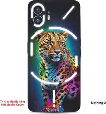 VYBE The Smart Choice Nothing 2 Leopard Embossed Mobile Skin(Dirty Blue 6)