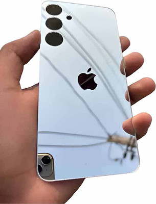 MOKPLZ Samsung Galaxy S23 FE MOBILE SKIN SILVER MIRROR BACK PANNEL ACRYLIC SHEET Mobile Skin(Silver)