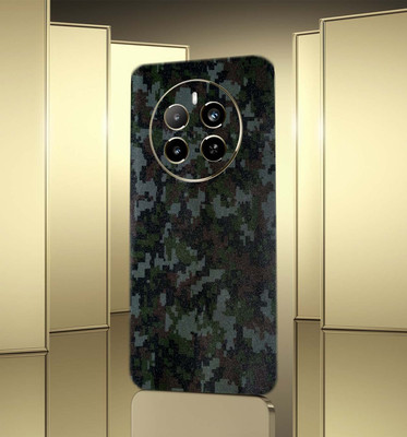 BugguSkin realme Narzo 70 Pro 5G Mobile Skin(Ulltra Super Camouforlage Military Green Skin With High Matte (Back+Side+Camera))