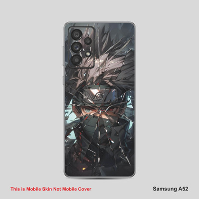 VYBE The Smart Choice SAMSUNG A52 Kakashi Mobile Skin Mobile Skin(Natural Grey B39)