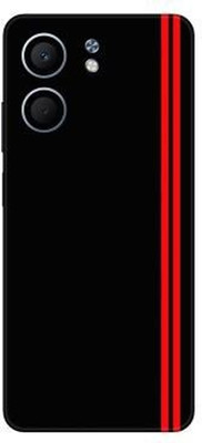 Vcare GadGets A5x (5G) Mobile Skin(Black & Red)